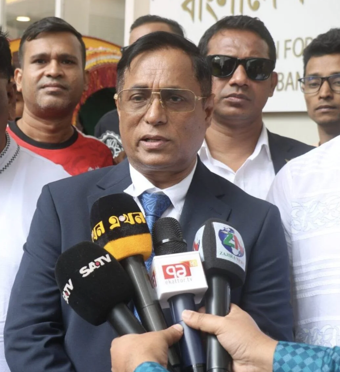 Engr. Md. Badlur Rahman Khan speaking at a public event